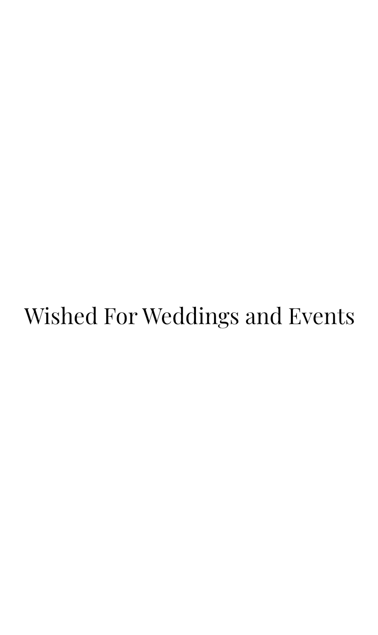 Wished For Weddings and Events